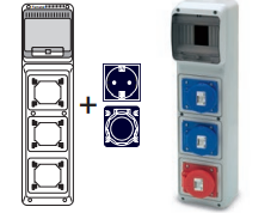 CABLED INDUSTRIAL BOXES IP44 1