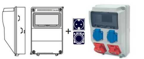 CABLED INDUSTRIAL BOXES IP44